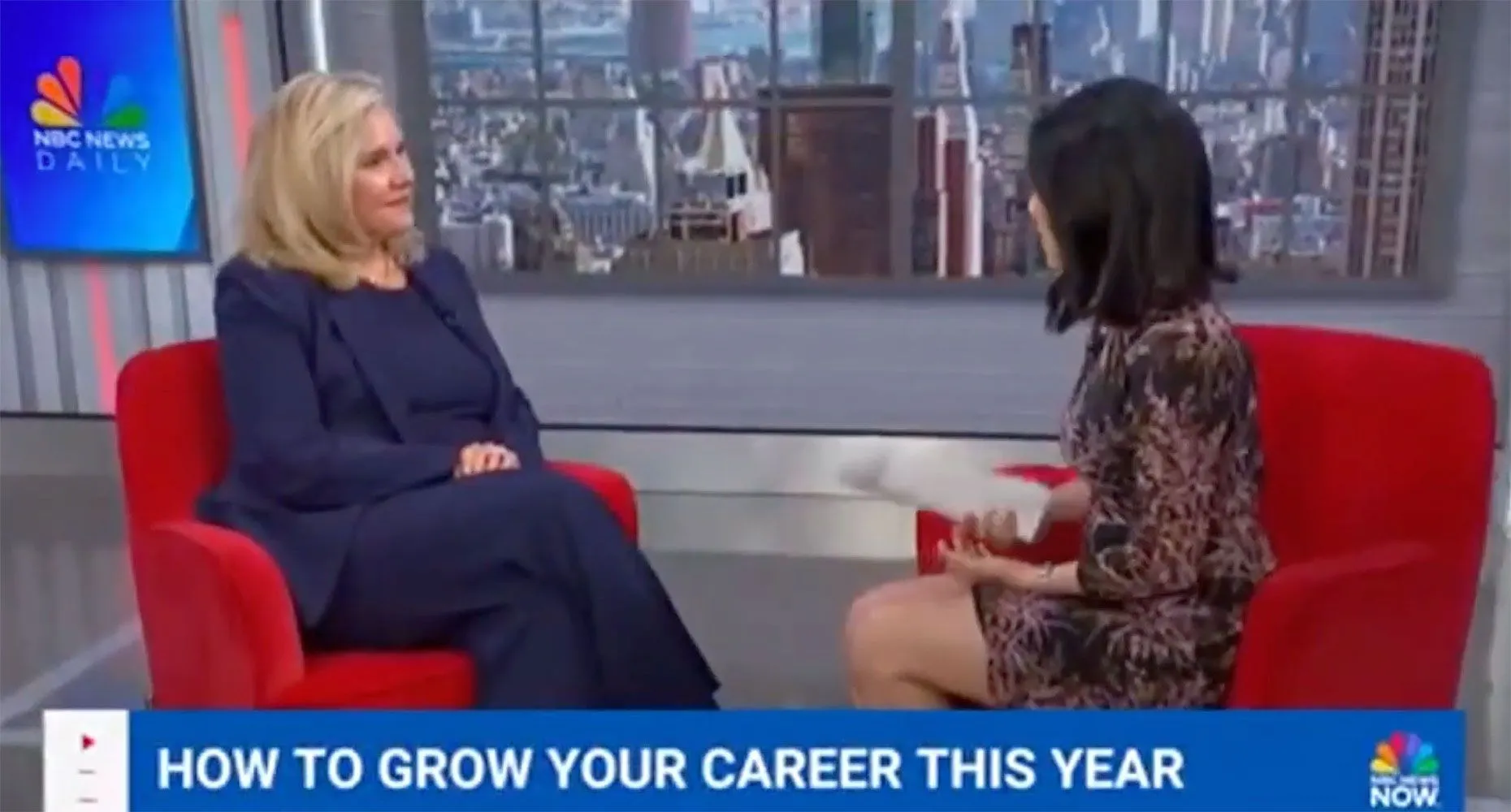 Thumbnail NBC interview with Mary Olson-Menzel